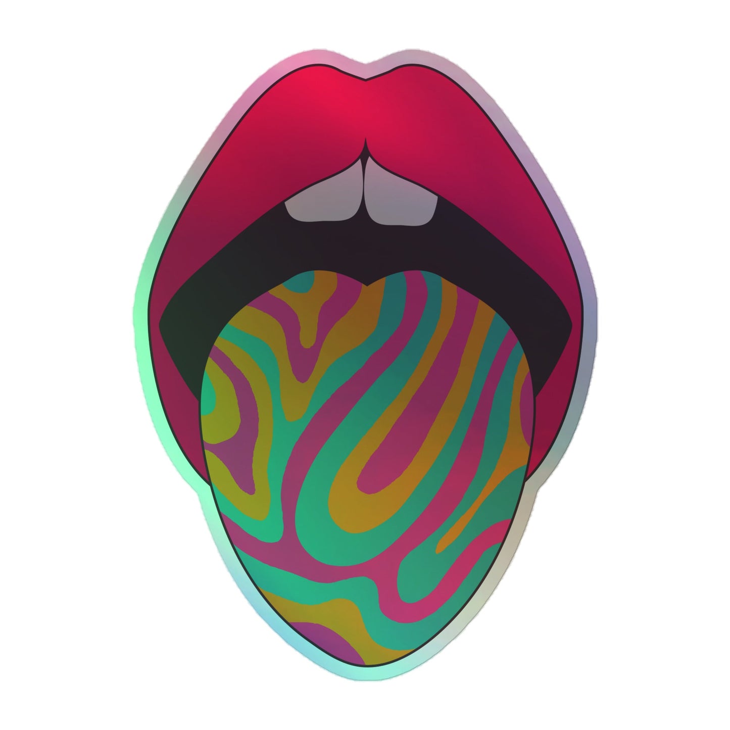 Acid - Holographic Sticker - holographicsticker - kisscutstickers - sticker collections - Numbskullz