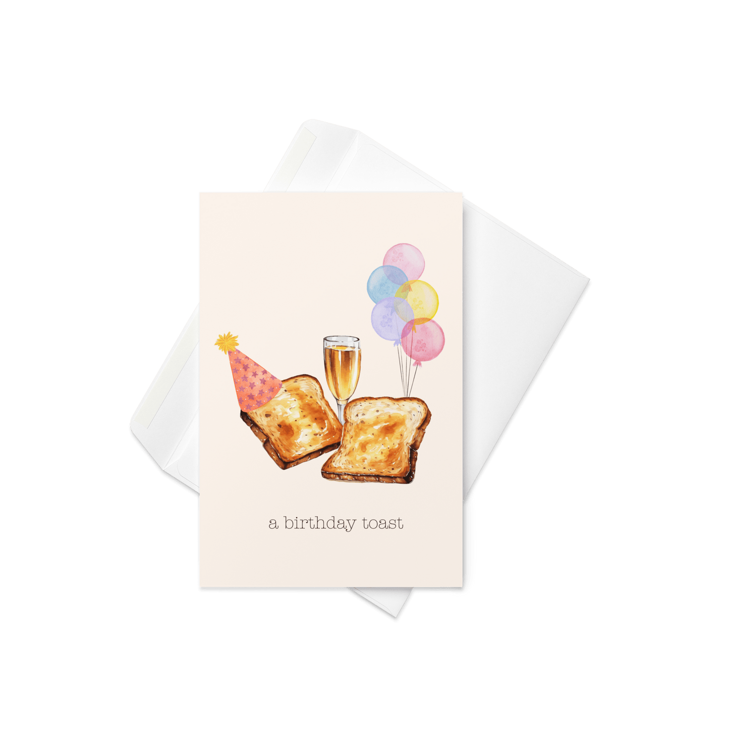 Birthday Toast - Birthday Card - birthday - blank - Card - Bad Horse