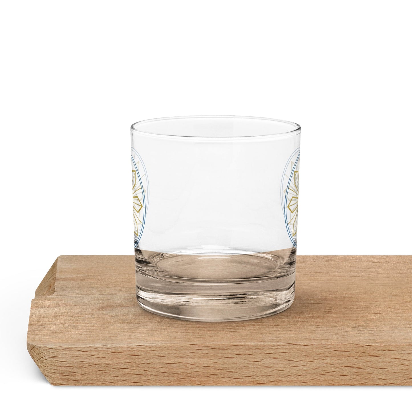 Deco Daisy - Rocks Glass - barware - drinkware - glasses - Bad Horse