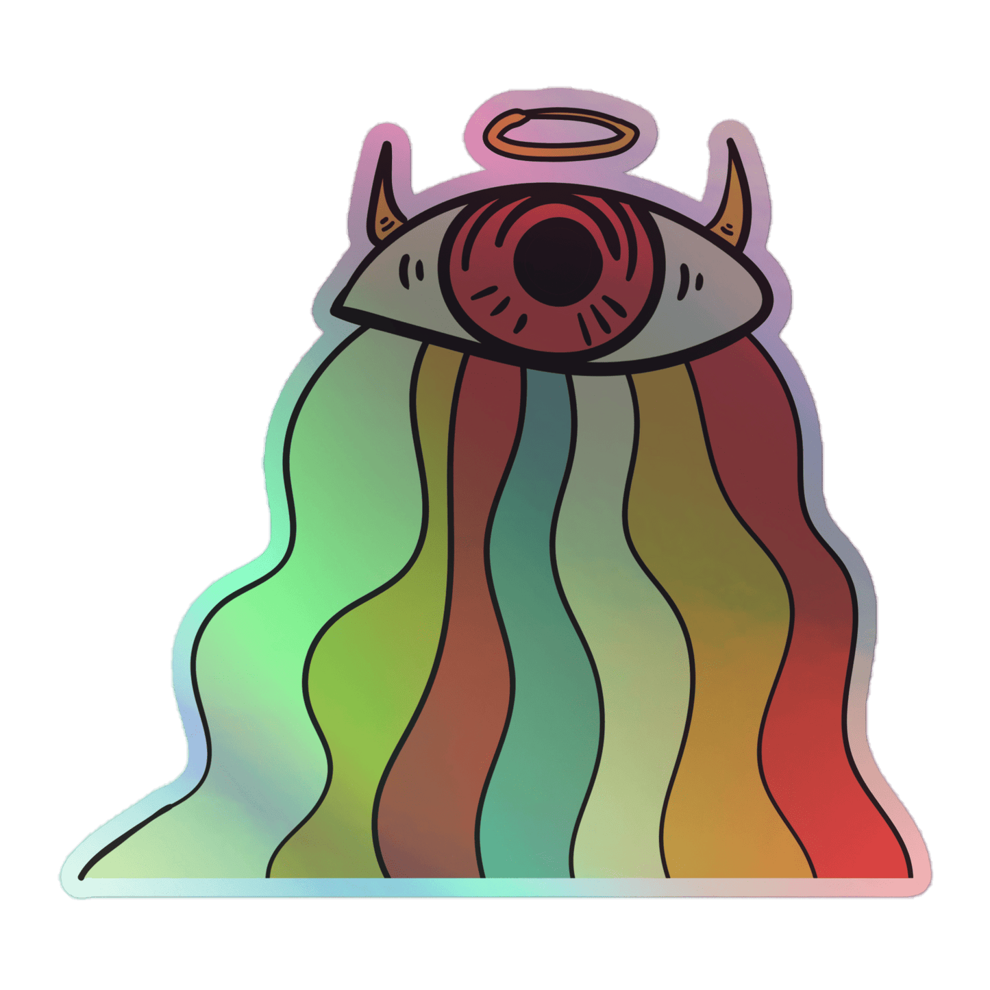 Eternal Conflict - Holographic Sticker - holographicsticker - kisscutstickers - sticker collections - Numbskullz