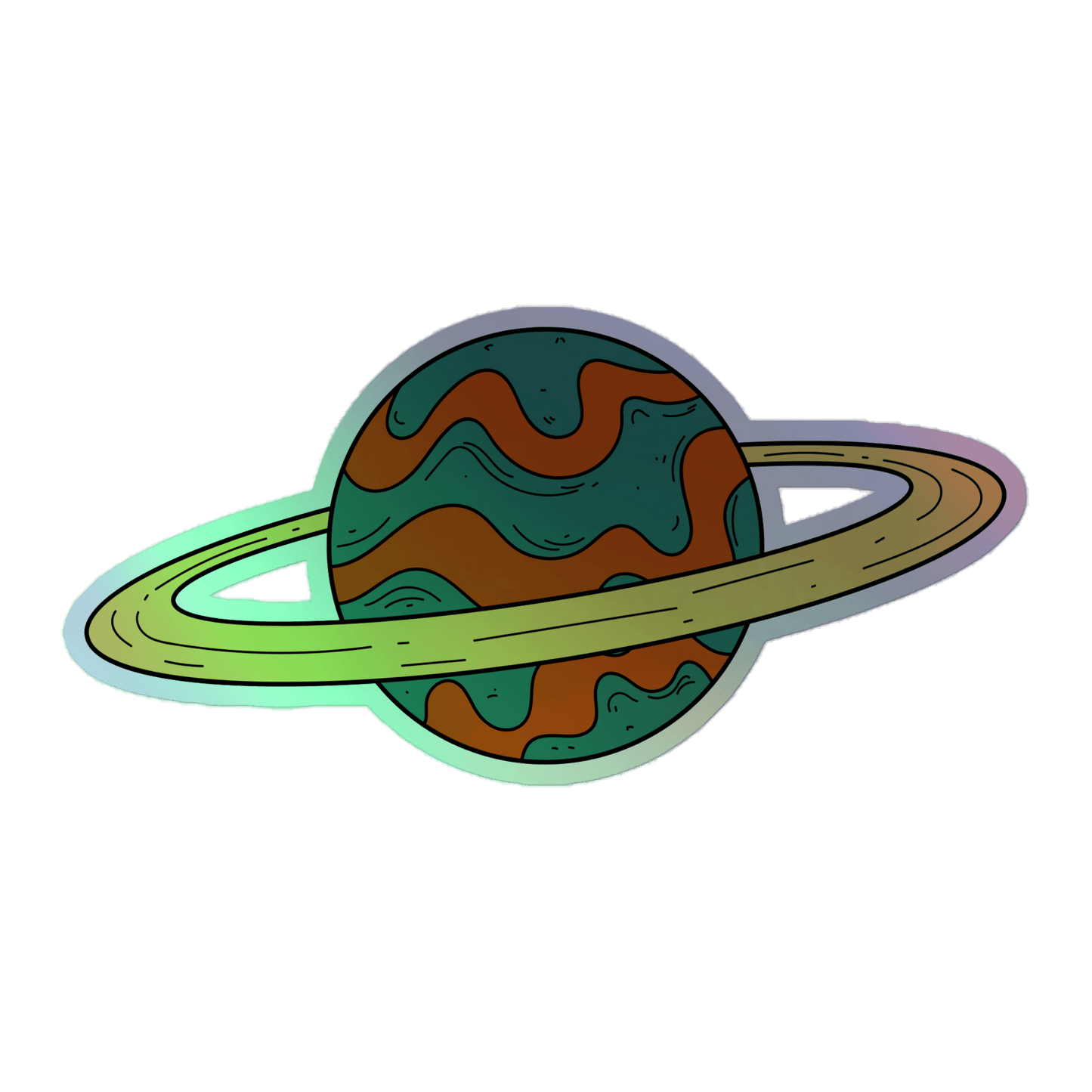 Mad World - Holographic Sticker - holographicsticker - kisscutstickers - sticker collections - Numbskullz