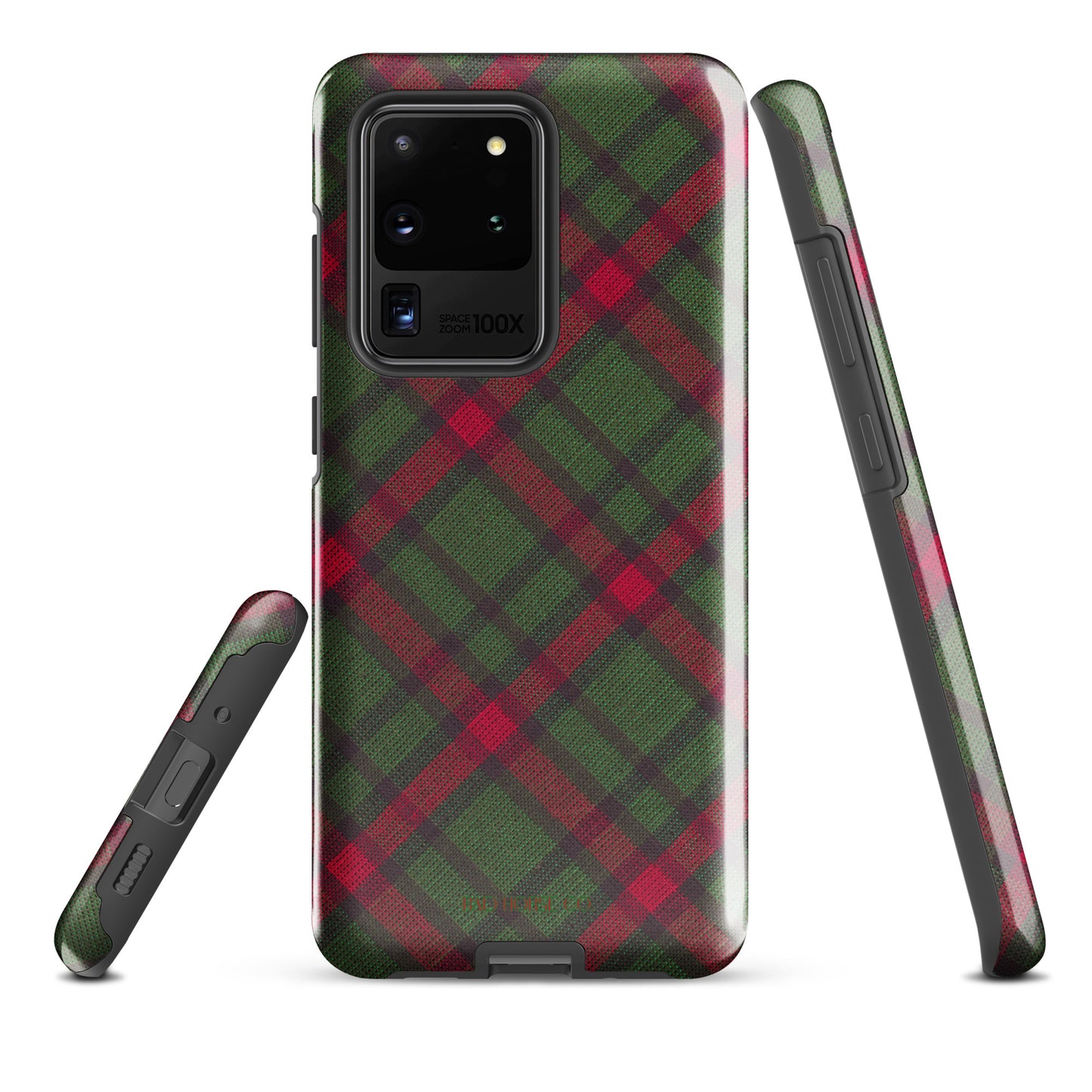 Clad in Plaid - Samsung® Tough Case - Christmas - phone accessories - phone case - Bad Horse