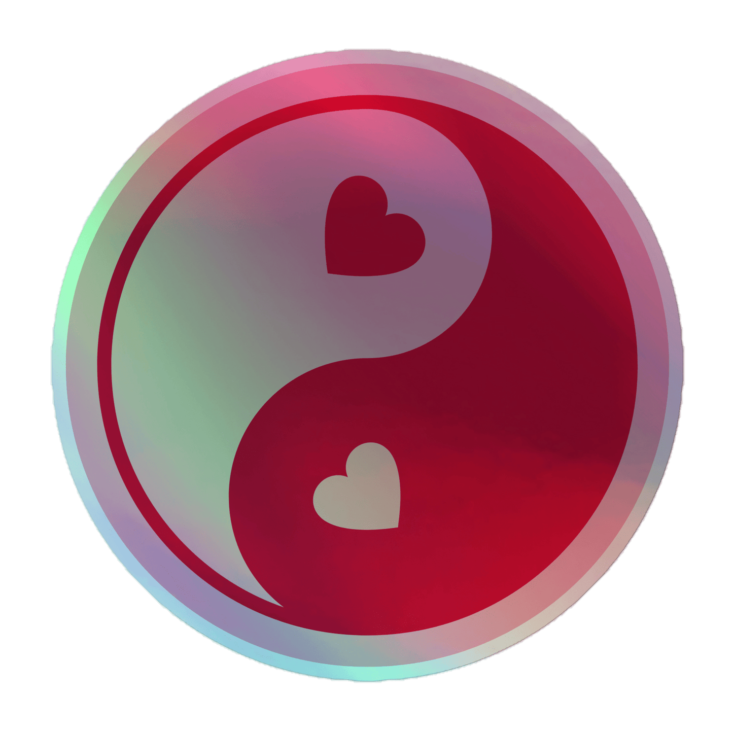 Yin Yang - Holographic Sticker - holographicsticker - kisscutstickers - sticker collections - Numbskullz