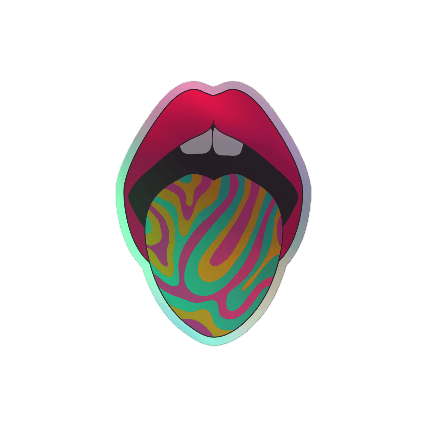 Acid - Holographic Sticker - holographicsticker - kisscutstickers - sticker collections - Numbskullz