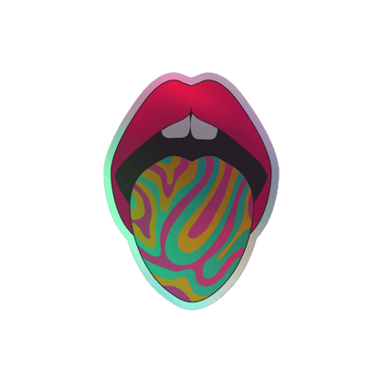 Acid - Holographic Sticker - holographicsticker - kisscutstickers - sticker collections - Numbskullz