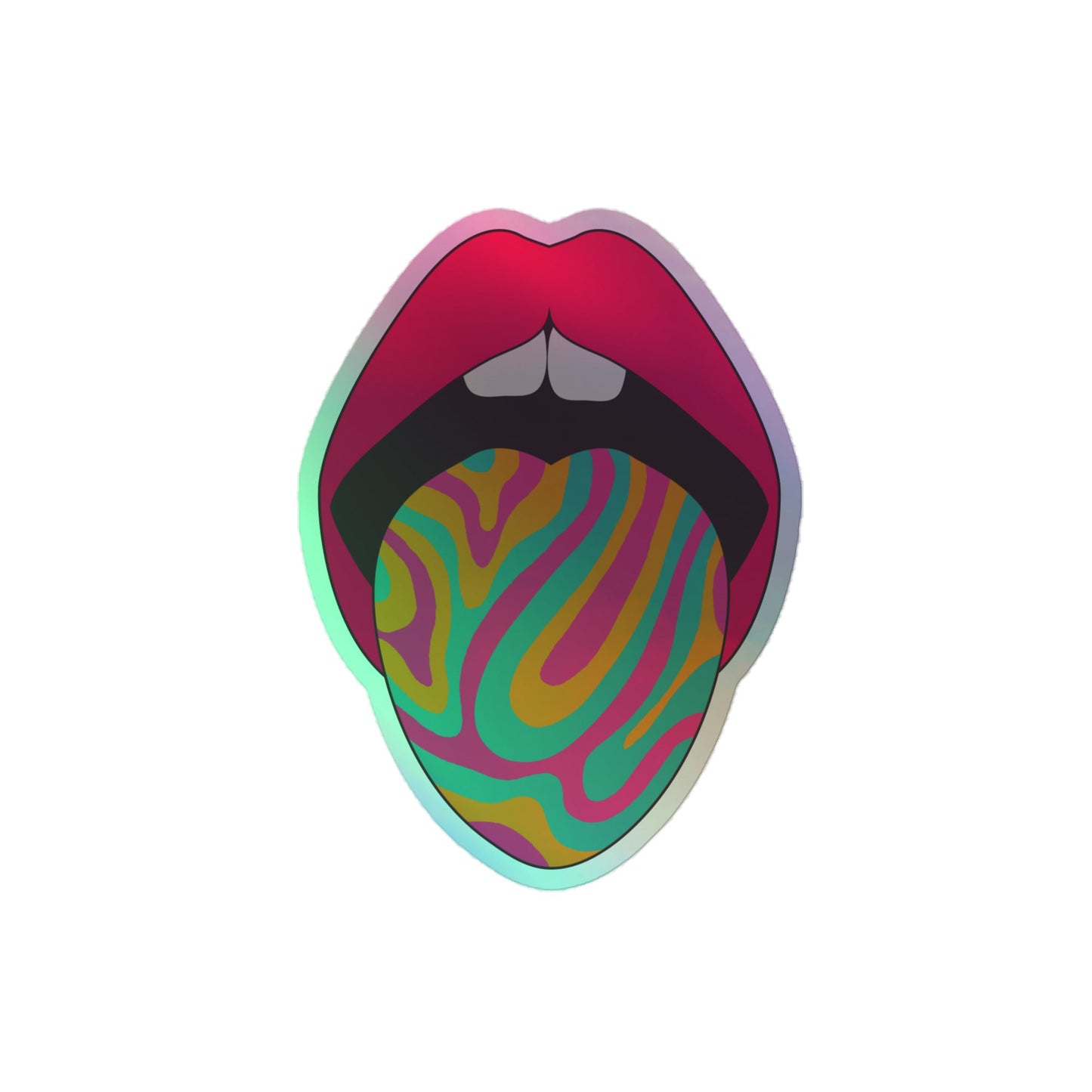 Acid - Holographic Sticker - holographicsticker - kisscutstickers - sticker collections - Numbskullz