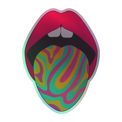 Acid - Holographic Sticker - holographicsticker - kisscutstickers - sticker collections - Numbskullz