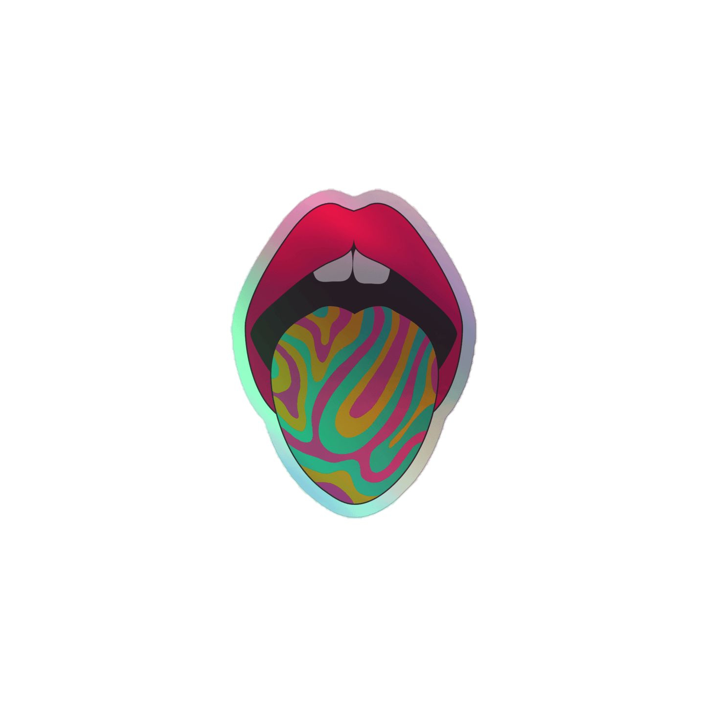 Acid - Holographic Sticker - holographicsticker - kisscutstickers - sticker collections - Numbskullz