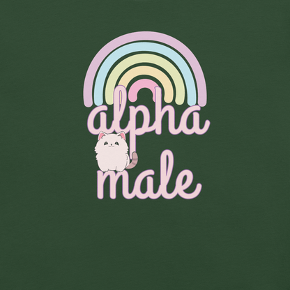 Alpha Male - Unisex Cotton Tee - shirt-shirts - Short Sleeve - Numbskullz