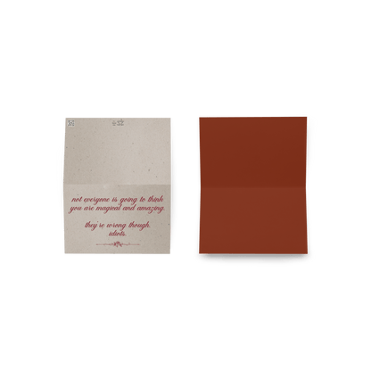 Amazing - Greeting Card - blankcard - Card - cards - Bad Horse