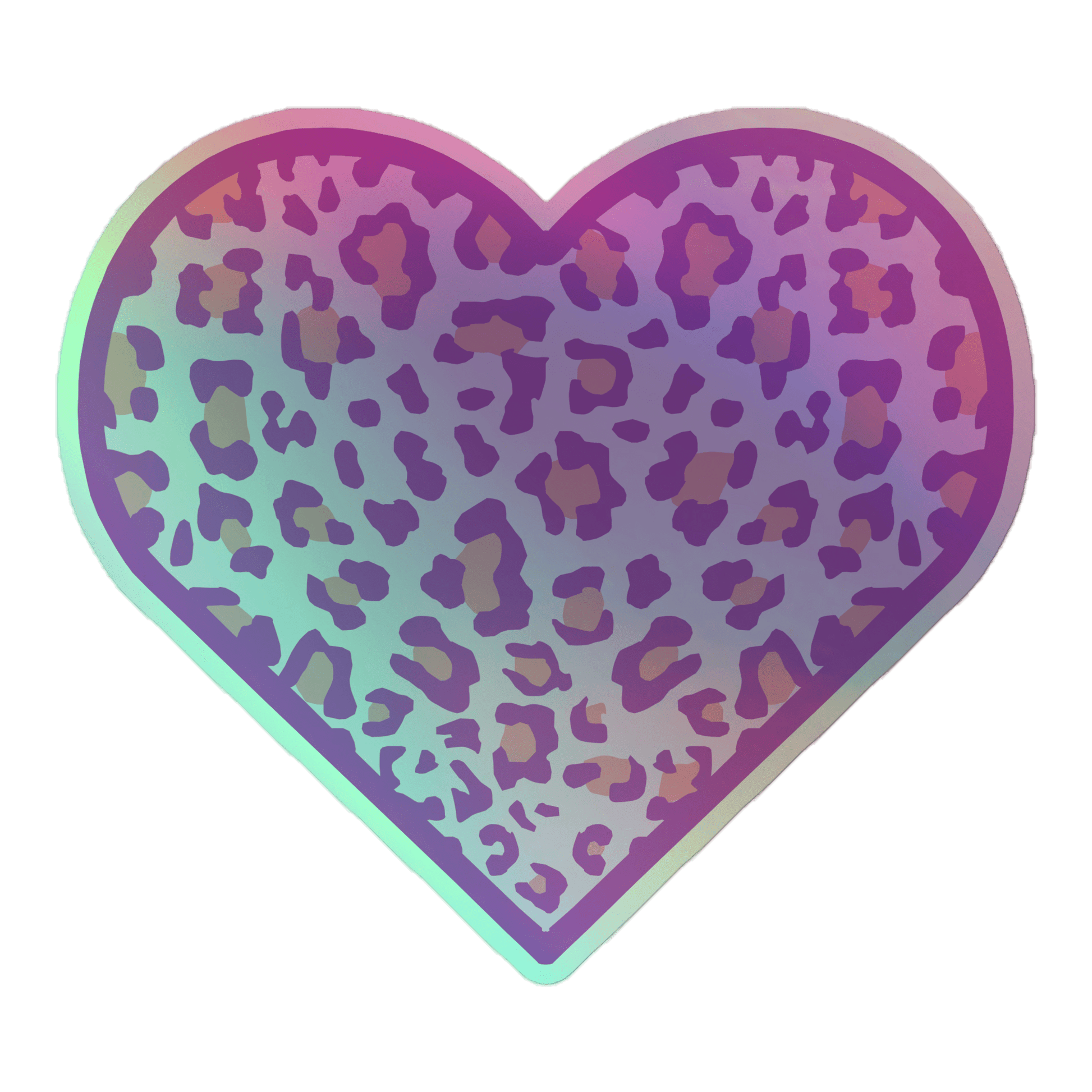 Animal Love - Holographic Sticker - holographicsticker - kisscutstickers - sticker collections - Numbskullz