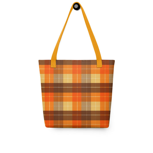 Autumn Plaid - Tote Bag - bag - bags - Fall - Bad Horse