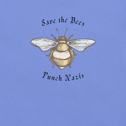 Bees: yay Nazis: boo - Unisex Cotton Tee - activism - political - shirt - Numbskullz
