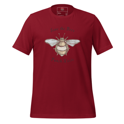 Bees: yay Nazis: boo - Unisex Cotton Tee - activism - political - shirt - Numbskullz