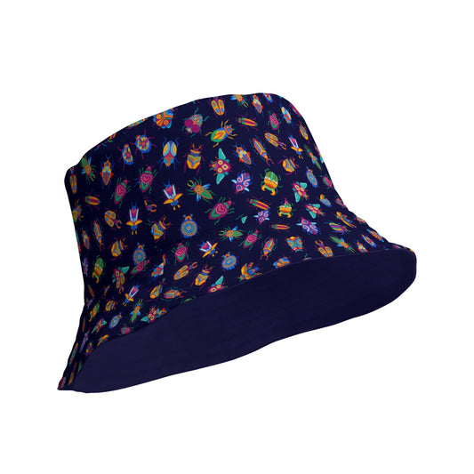 Beetlemania - Reversible Bucket Hat - beach - Bucket Hat - hats - Numbskullz