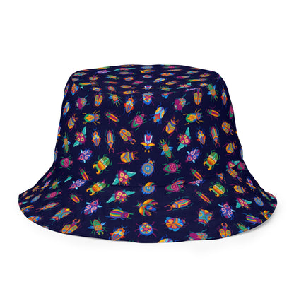 Beetlemania - Reversible Bucket Hat - beach - Bucket Hat - hats - Numbskullz