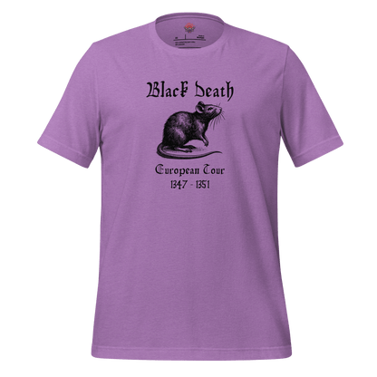 Black Death - Unisex Cotton Tee - shirt - Short Sleeve - T-shirt - Numbskullz