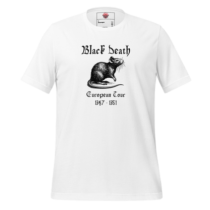 Black Death - Unisex Cotton Tee - shirt - Short Sleeve - T-shirt - Numbskullz