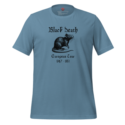 Black Death - Unisex Cotton Tee - shirt - Short Sleeve - T-shirt - Numbskullz