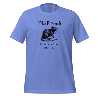 Black Death - Unisex Cotton Tee - shirt - Short Sleeve - T-shirt - Numbskullz