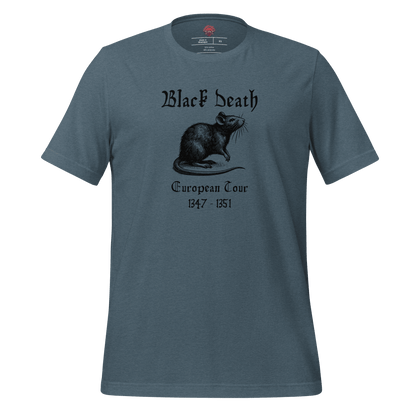 Black Death - Unisex Cotton Tee - shirt - Short Sleeve - T-shirt - Numbskullz