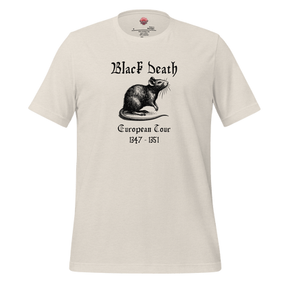 Black Death - Unisex Cotton Tee - shirt - Short Sleeve - T-shirt - Numbskullz