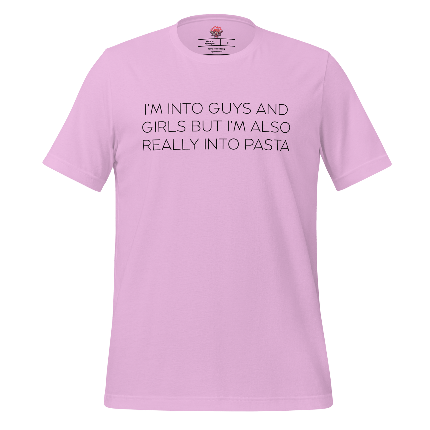 Boys, Girls and Pasta - Unisex Cotton Tee - shirt-shirts - Short Sleeve - Numbskullz
