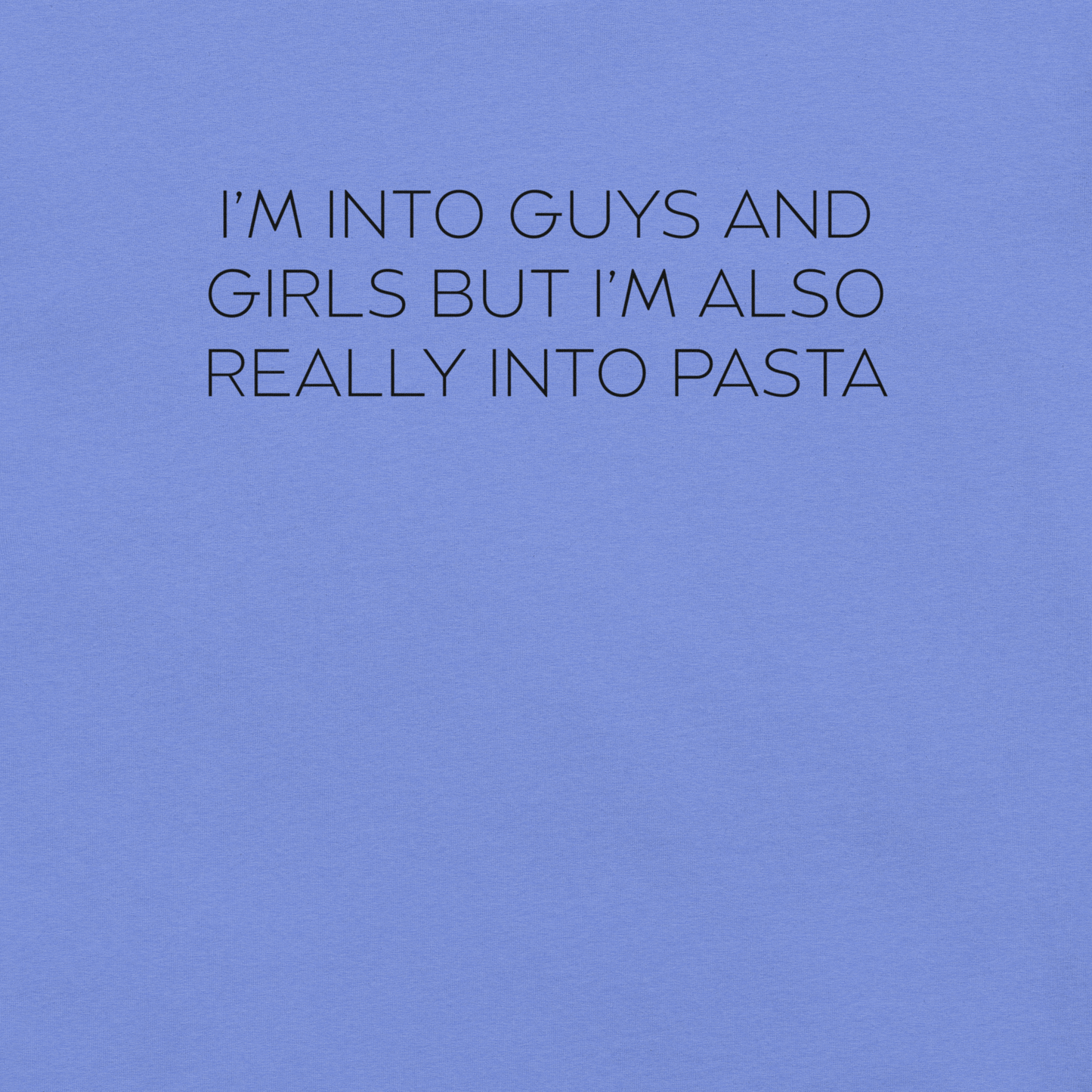 Boys, Girls and Pasta - Unisex Cotton Tee - shirt-shirts - Short Sleeve - Numbskullz