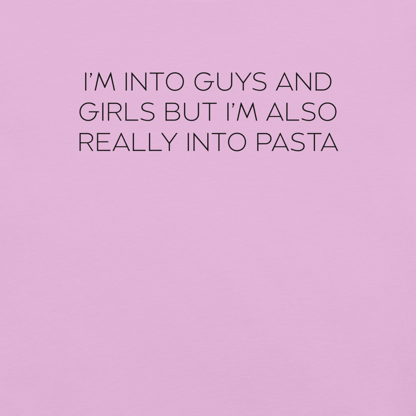 Boys, Girls and Pasta - Unisex Cotton Tee - shirt-shirts - Short Sleeve - Numbskullz