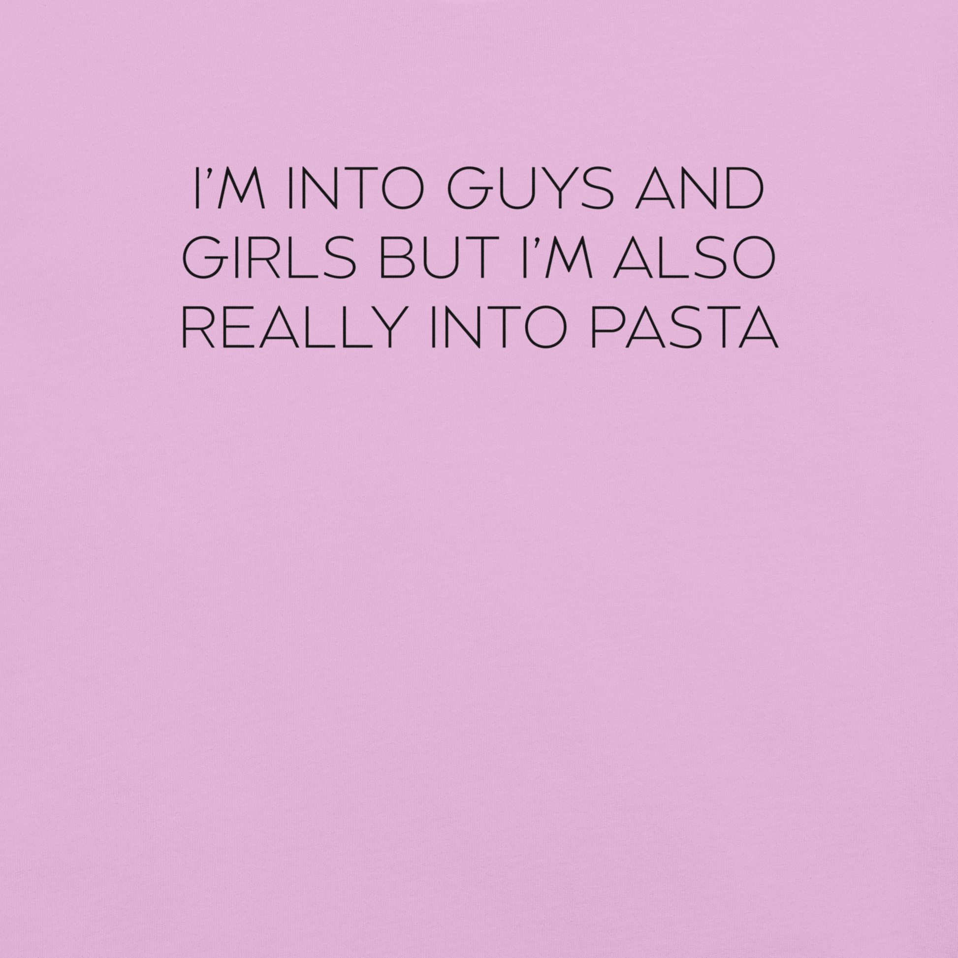 Boys, Girls and Pasta - Unisex Cotton Tee - shirt-shirts - Short Sleeve - Numbskullz