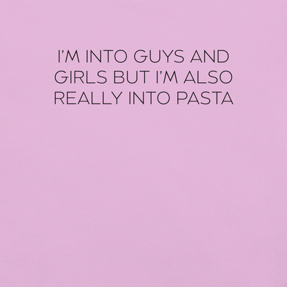 Boys, Girls and Pasta - Unisex Cotton Tee - shirt-shirts - Short Sleeve - Numbskullz