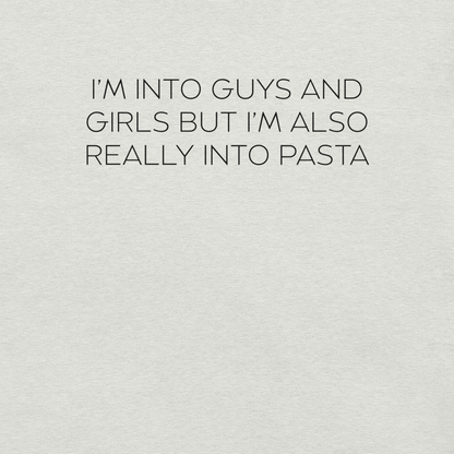 Boys, Girls and Pasta - Unisex Cotton Tee - shirt-shirts - Short Sleeve - Numbskullz