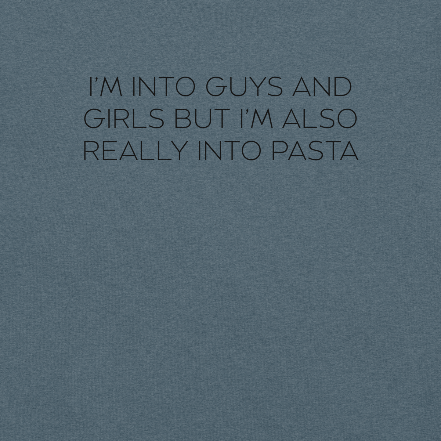 Boys, Girls and Pasta - Unisex Cotton Tee - shirt-shirts - Short Sleeve - Numbskullz