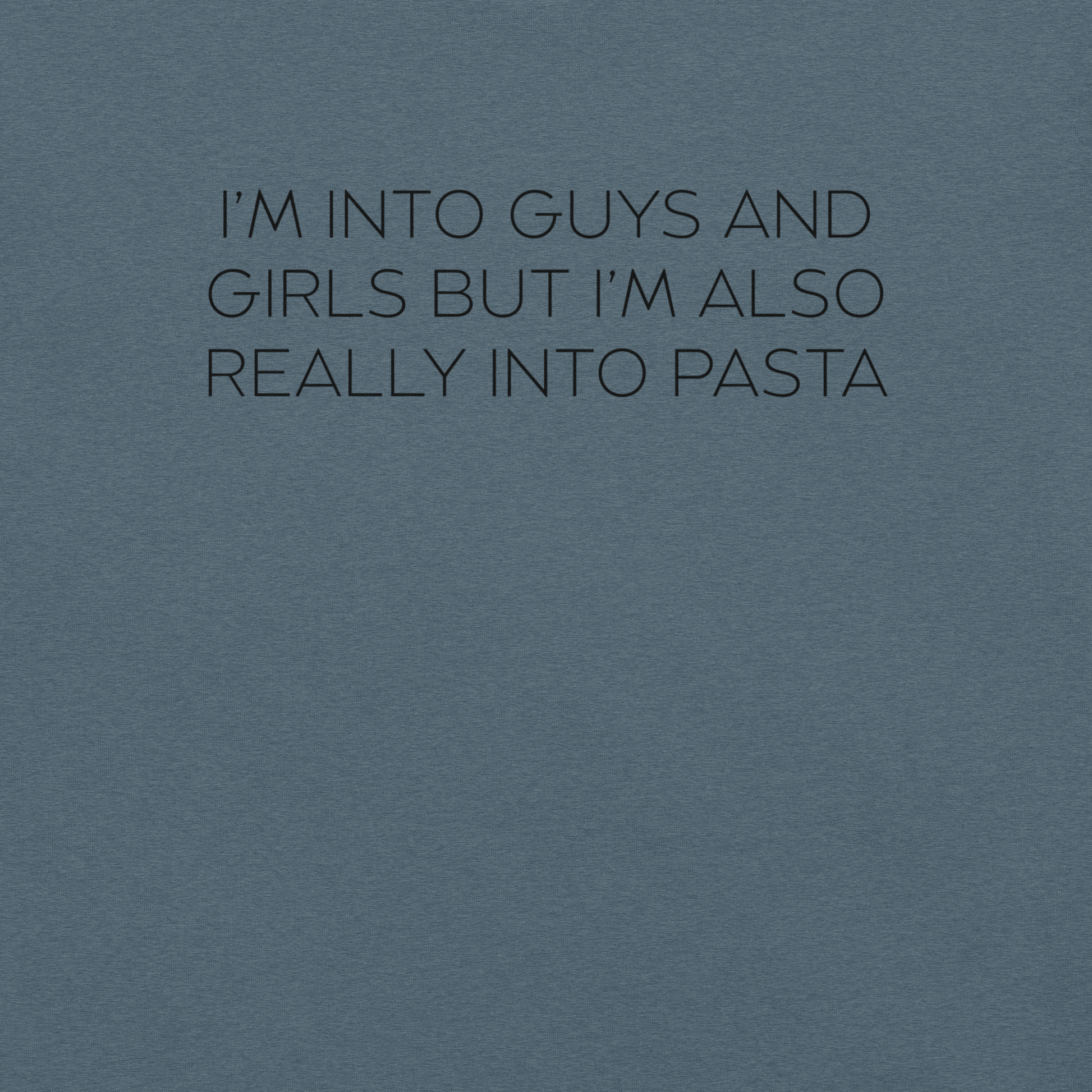 Boys, Girls and Pasta - Unisex Cotton Tee - shirt-shirts - Short Sleeve - Numbskullz