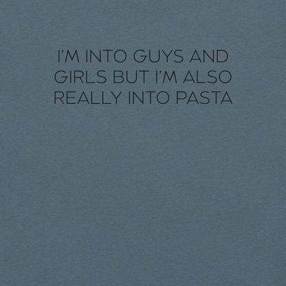 Boys, Girls and Pasta - Unisex Cotton Tee - shirt-shirts - Short Sleeve - Numbskullz