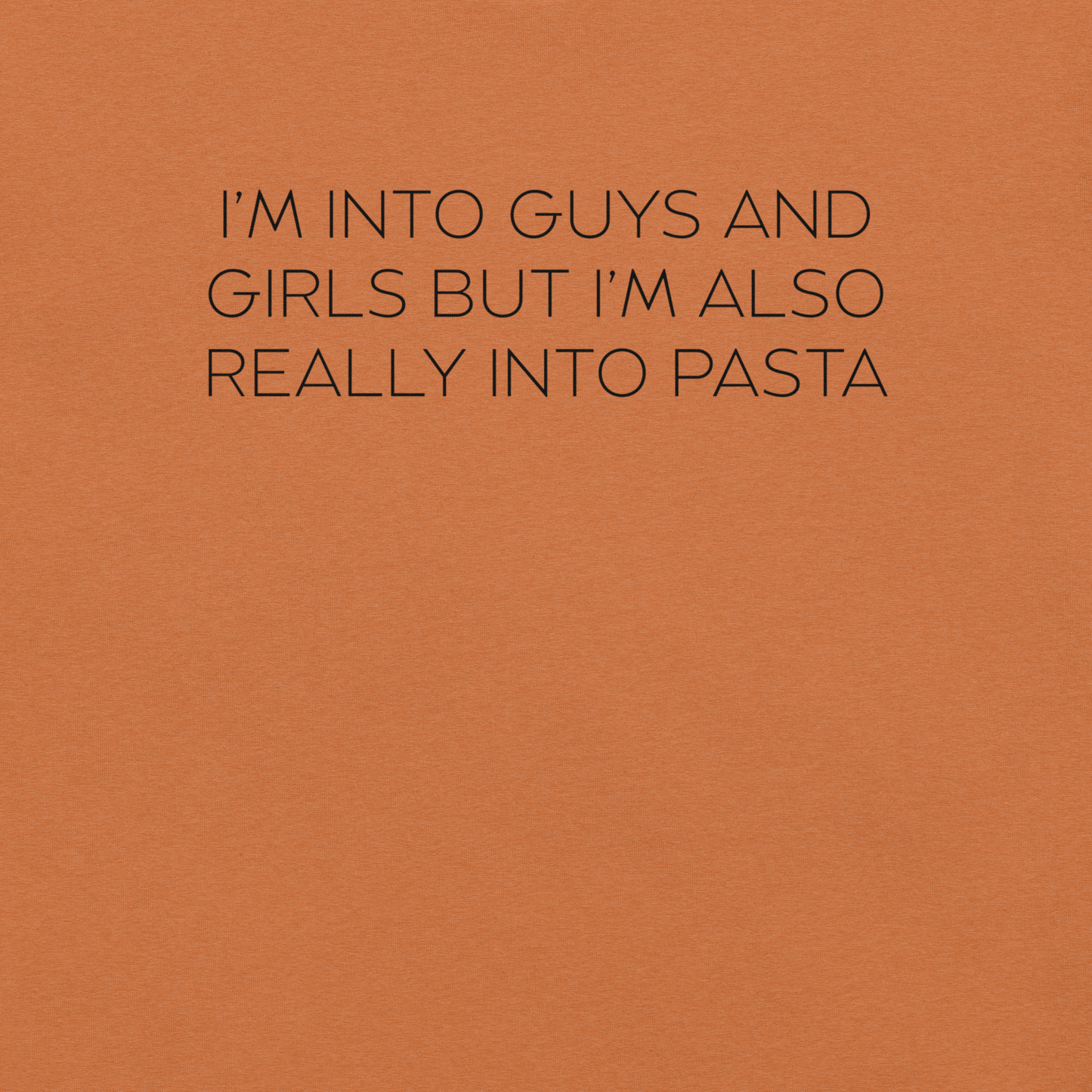 Boys, Girls and Pasta - Unisex Cotton Tee - shirt-shirts - Short Sleeve - Numbskullz