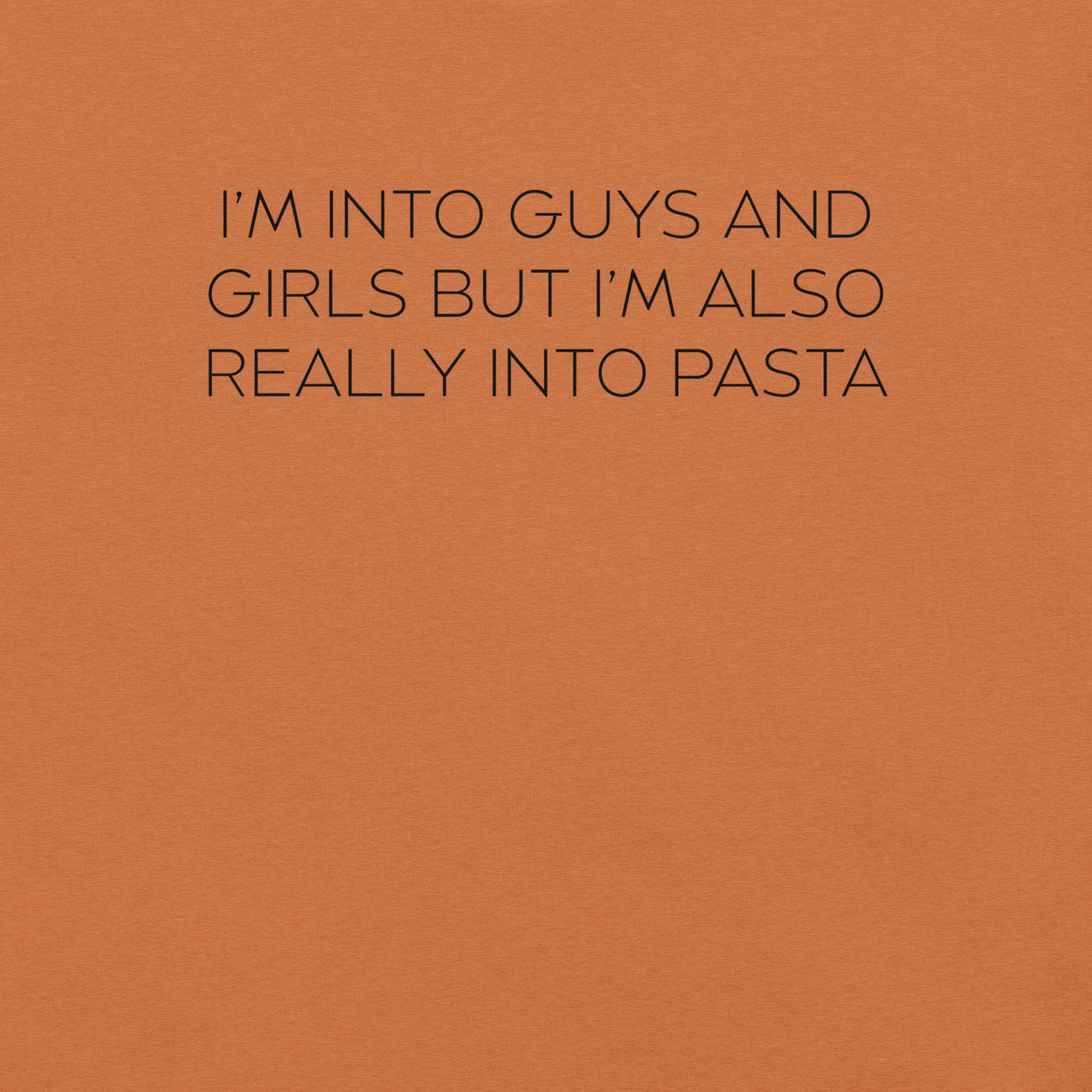 Boys, Girls and Pasta - Unisex Cotton Tee - shirt-shirts - Short Sleeve - Numbskullz