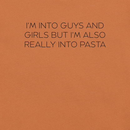 Boys, Girls and Pasta - Unisex Cotton Tee - shirt-shirts - Short Sleeve - Numbskullz