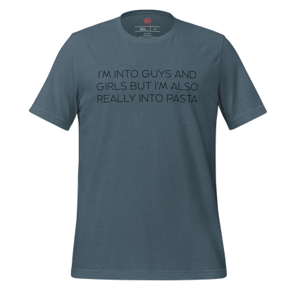 Boys, Girls and Pasta - Unisex Cotton Tee - shirt-shirts - Short Sleeve - Numbskullz