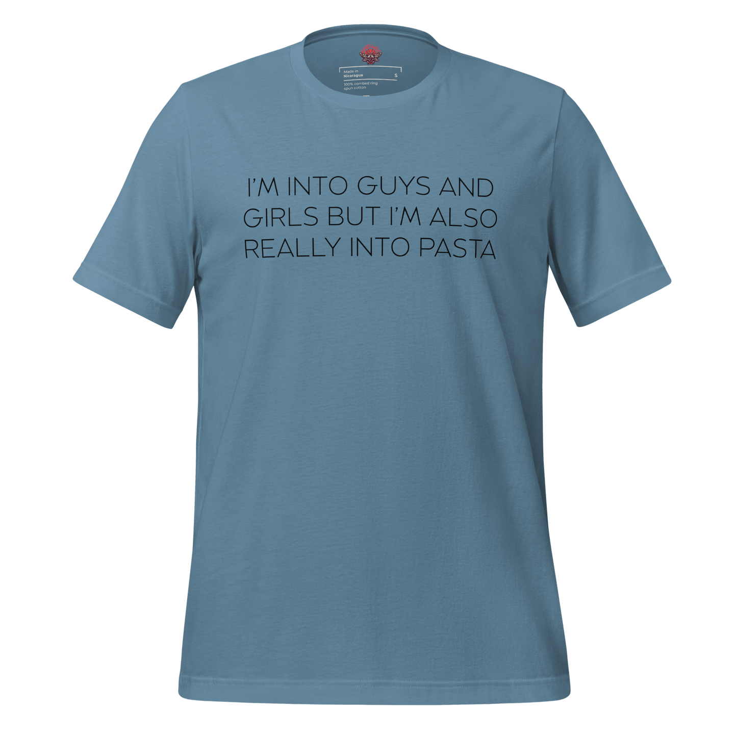 Boys, Girls and Pasta - Unisex Cotton Tee - shirt-shirts - Short Sleeve - Numbskullz