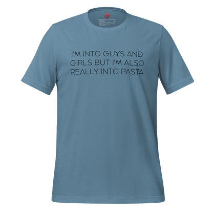 Boys, Girls and Pasta - Unisex Cotton Tee - shirt-shirts - Short Sleeve - Numbskullz