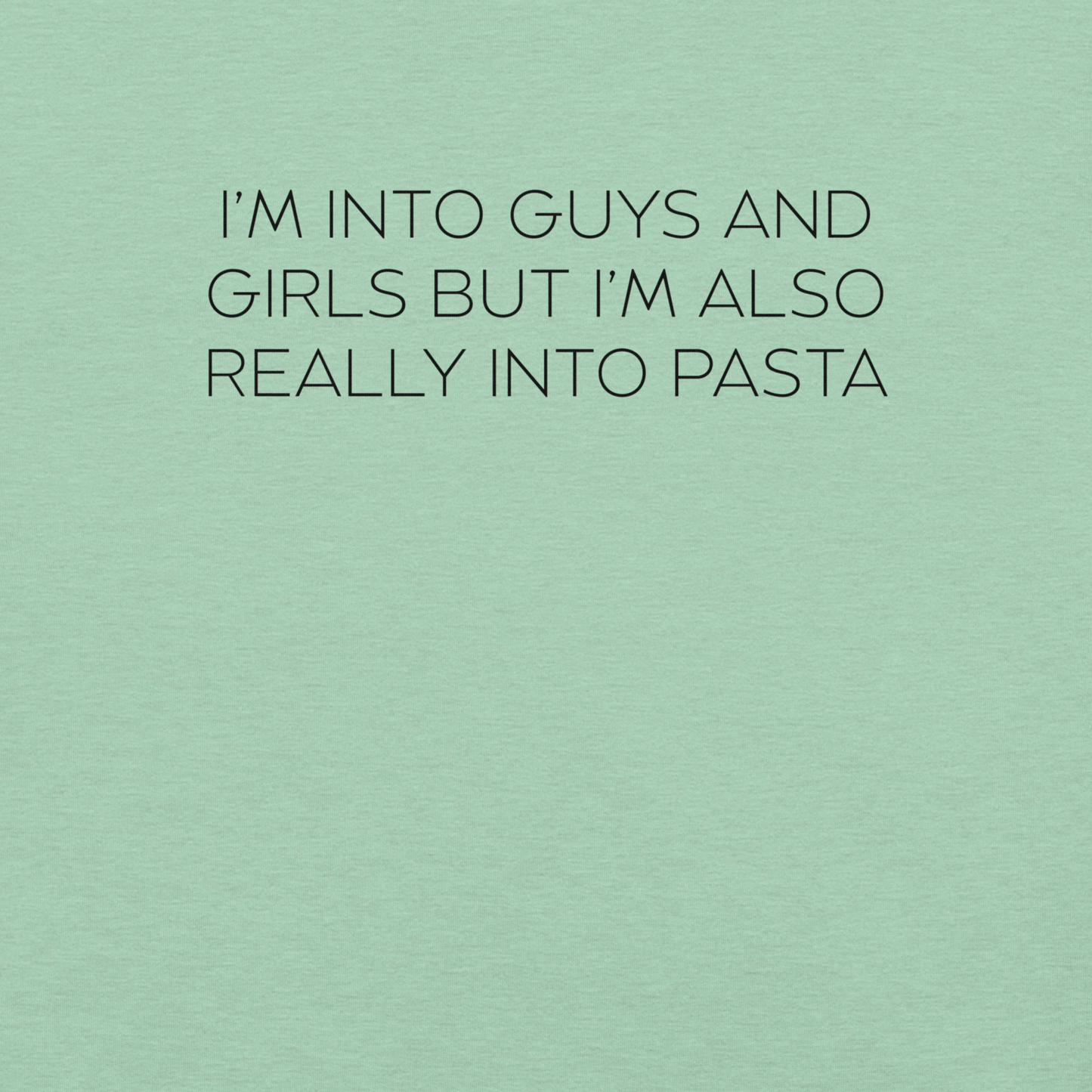 Boys, Girls and Pasta - Unisex Cotton Tee - shirt-shirts - Short Sleeve - Numbskullz