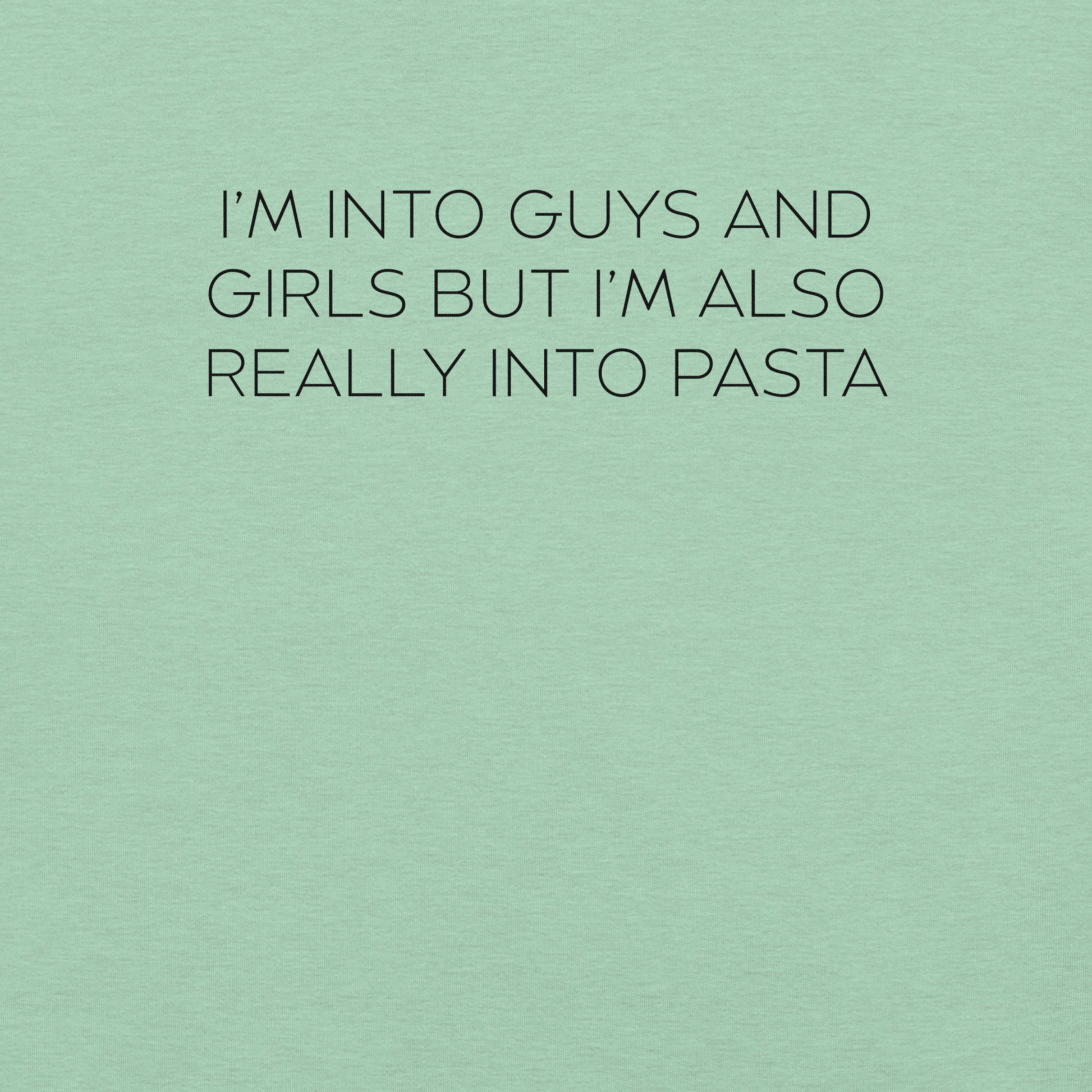 Boys, Girls and Pasta - Unisex Cotton Tee - shirt-shirts - Short Sleeve - Numbskullz