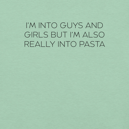 Boys, Girls and Pasta - Unisex Cotton Tee - shirt-shirts - Short Sleeve - Numbskullz