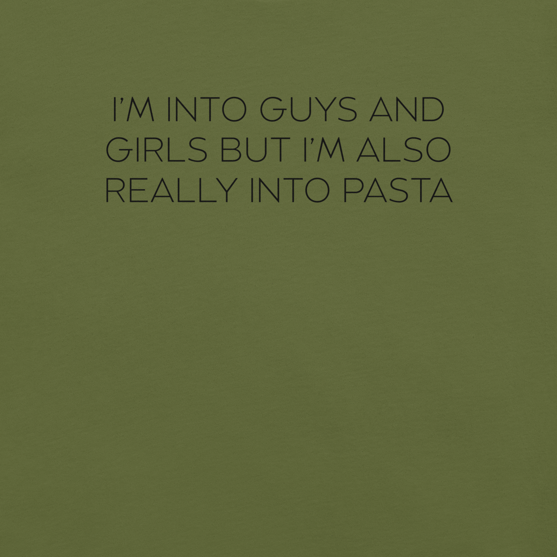 Boys, Girls and Pasta - Unisex Cotton Tee - shirt-shirts - Short Sleeve - Numbskullz