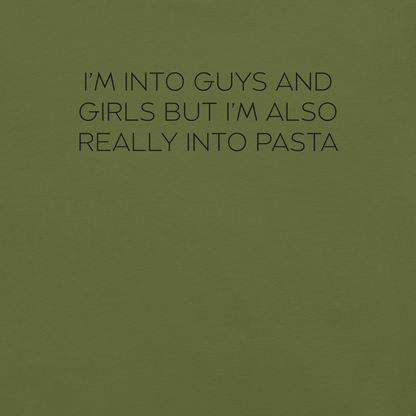 Boys, Girls and Pasta - Unisex Cotton Tee - shirt-shirts - Short Sleeve - Numbskullz