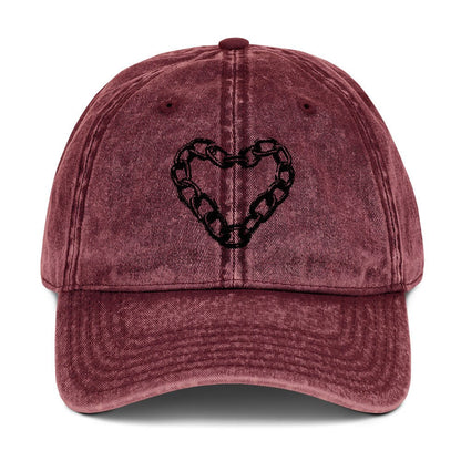 Chains of Love - Vintage Cap - ballcap - baseball style hats - hats - Numbskullz