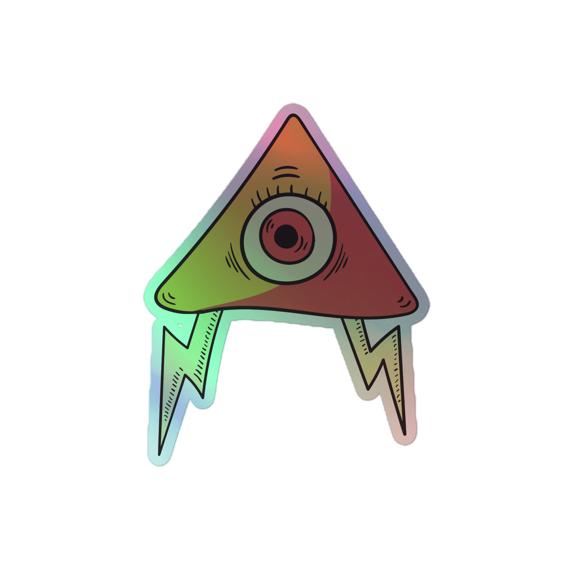 Crab - Holographic Sticker - holographicsticker - kisscutstickers - sticker collections - Numbskullz