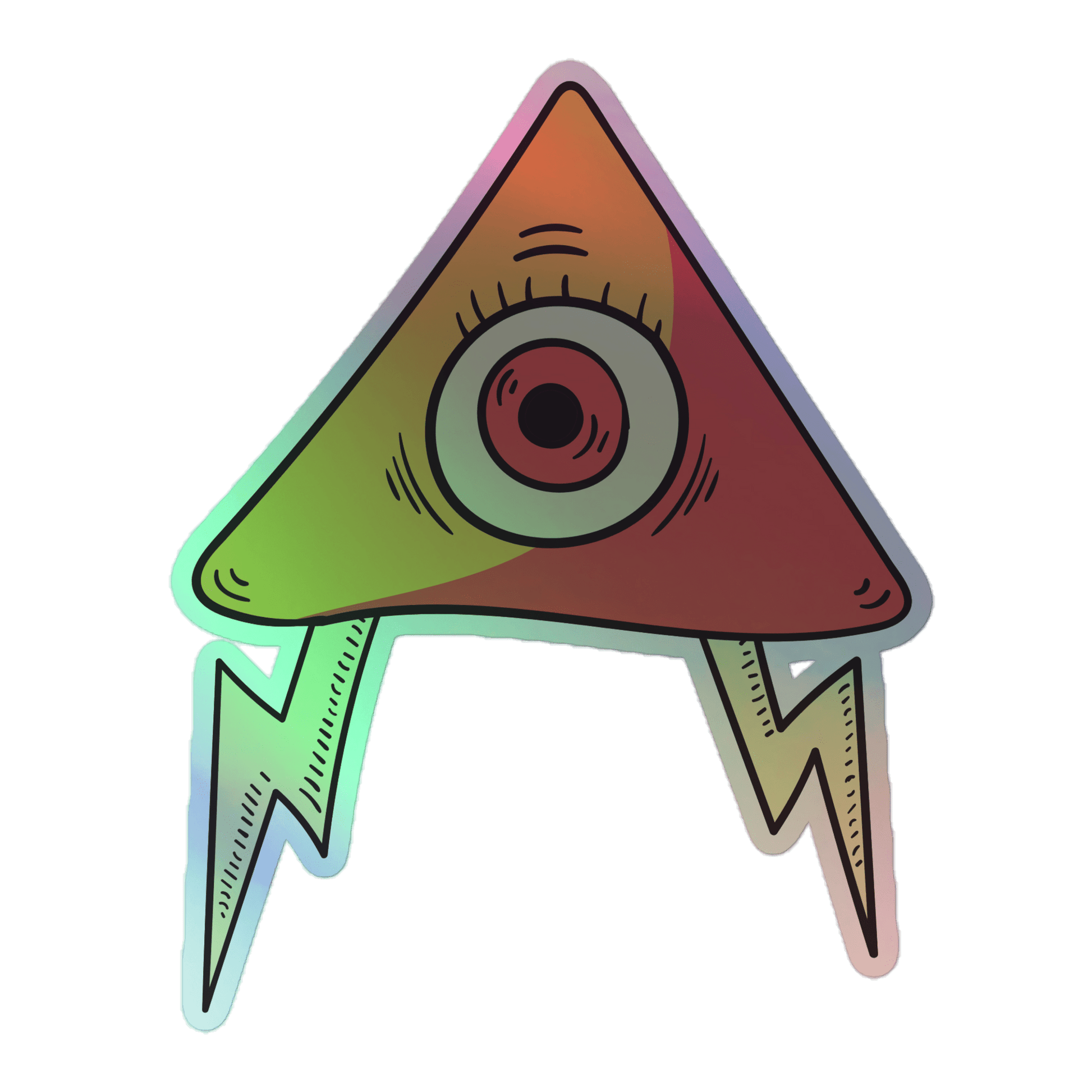 Crab - Holographic Sticker - holographicsticker - kisscutstickers - sticker collections - Numbskullz