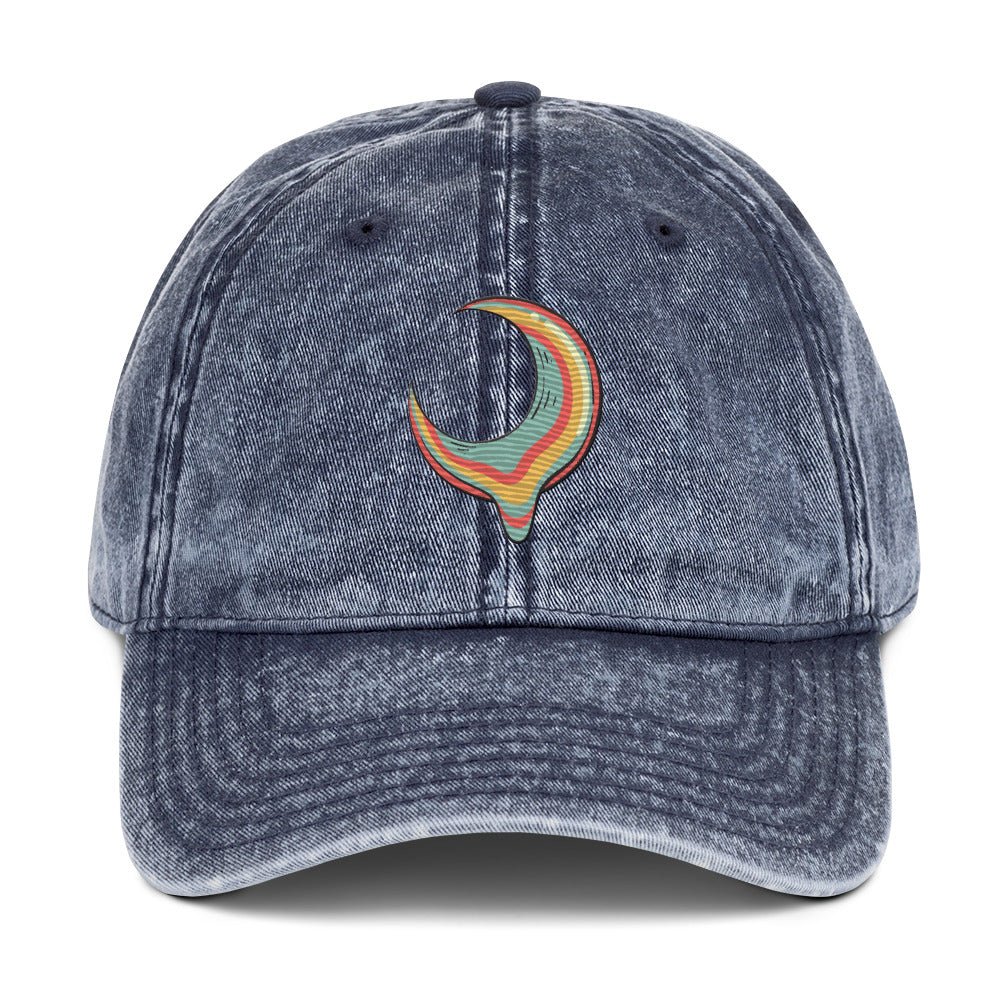 Crescent - Cotton Twill Cap - ballcap - baseball style hats - graphics - Numbskullz